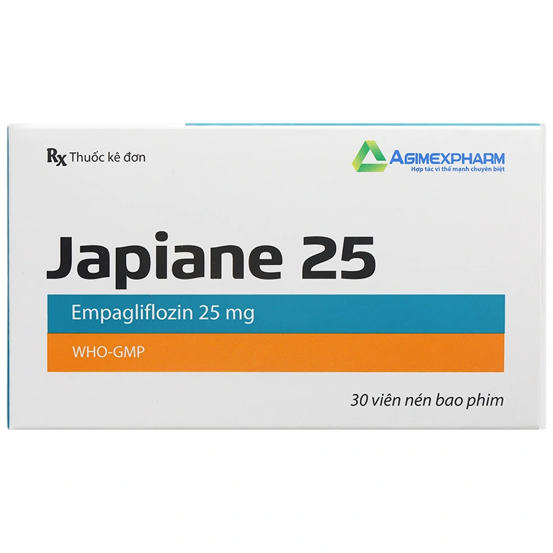 Japiane 25 điều trị đái tháo đường tuýp 2 (3 vỉ x 10 viên) - 1
